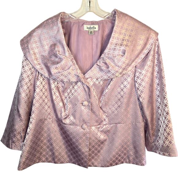 Isabella 18W Women's Blazer Light Purple Suit Coat Plus Size 2X XXL 2XL Jacket - Picture 1 of 4